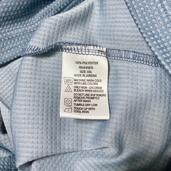 Men’s Cypress Club 1/4 Zip Pullover Longsleeve Sweatshirt in Blue Size XXL - Picture 5 of 7